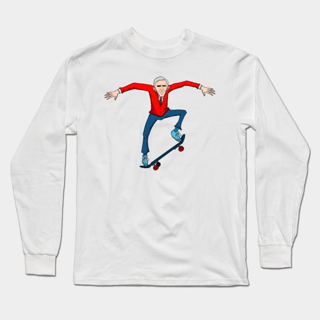 Shred Rogers Long Sleeve T-Shirt by ArtOfJHammond